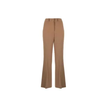 Alberto Biani Crepe High waist Flared Trousers