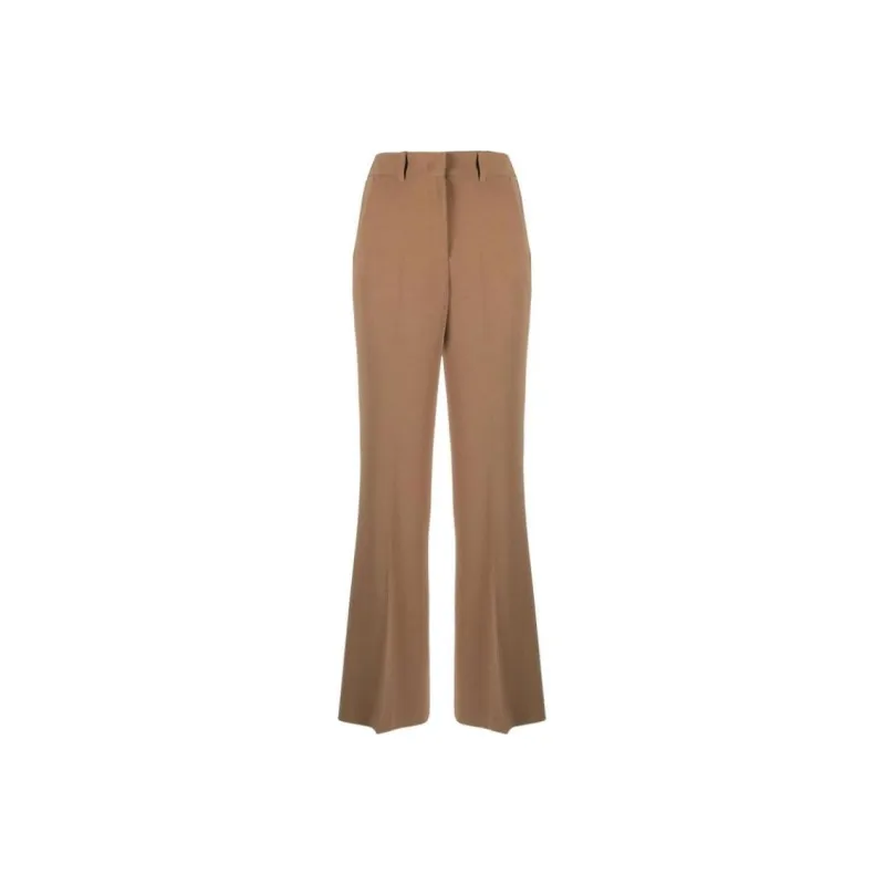 Alberto Biani Crepe High waist Flared Trousers-0
