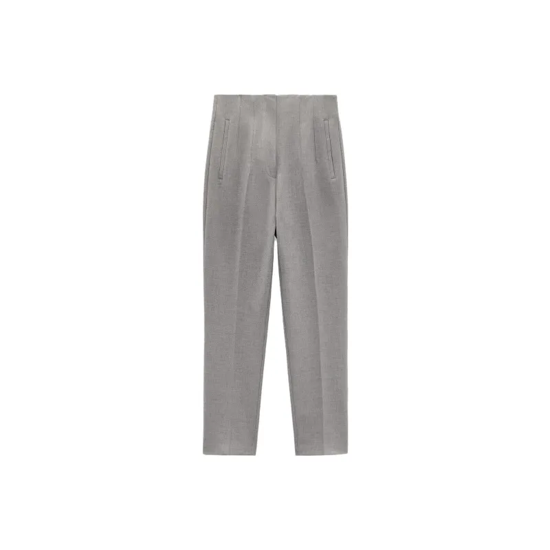 ZARA Casual Pants Women's Light Gray-0