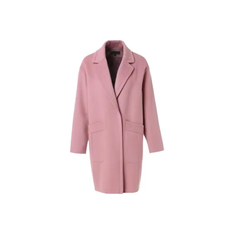 QIAOWANNI Coats Women's Ceramic Pink-0