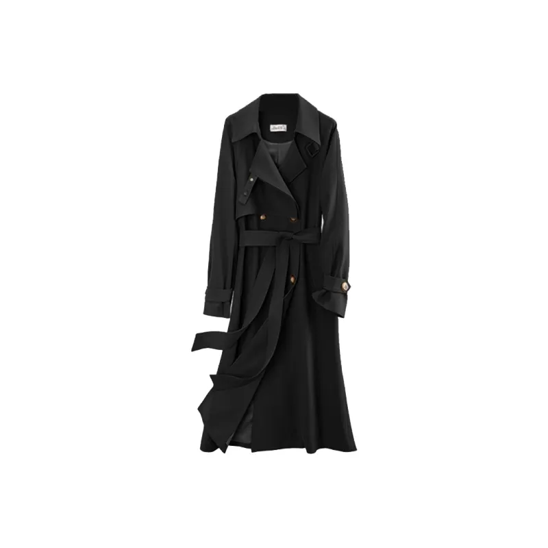 A Paradise For Awakening Trench Coat Women's-2
