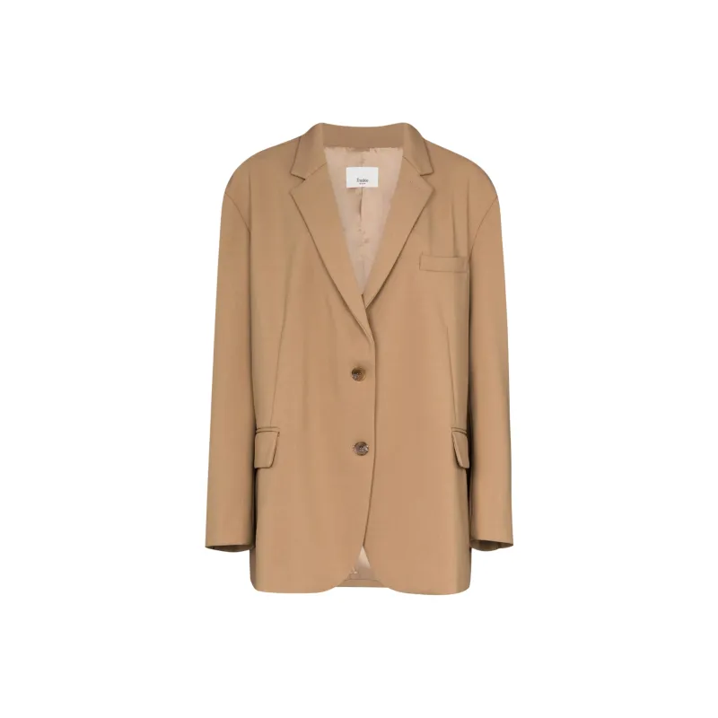 THE FRANKIE SHOP Bea Single breasted Boxy Blazer-0