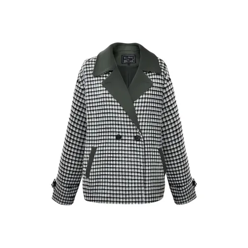 DIFFIE RIEGER Coats Women's Ocean Breeze Green