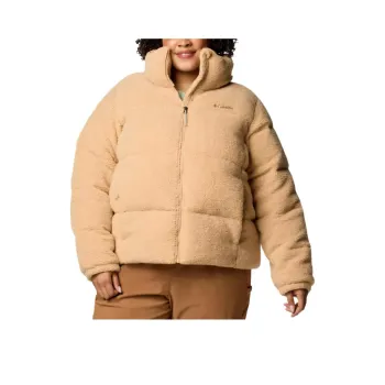 Columbia Puffect Sherpa Velvet-feel Coat Women's Khaki