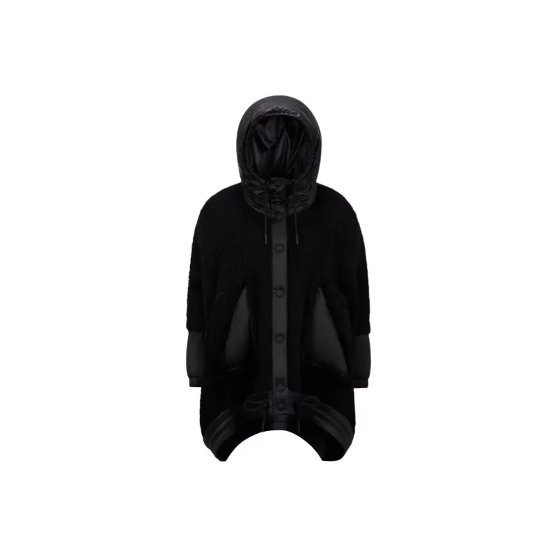 Moncler Panelled Hooded Cape-0