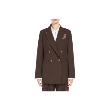 MaxMara Corfu Double Breasted Long Sleeved Jacket