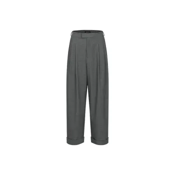 URBAN REVIVO Casual Pants Women's Warm Gray