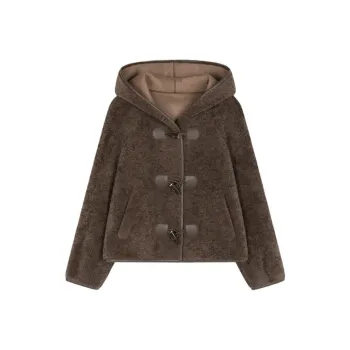 IHIMI Velvet feel Coat Women's Coffee