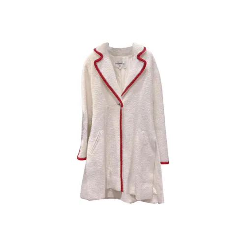 CHANEL Coats Women's White