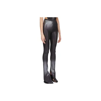 RICK OWENS Carmen Metallic Flared Trousers