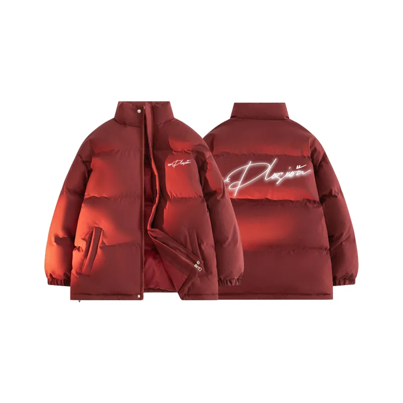 Warrior Open Ended Smile Collection Huichao Puffer Jacket Unisex-17