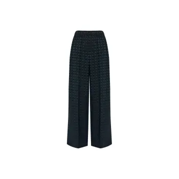 KENZO Checkered Wide Leg Trousers