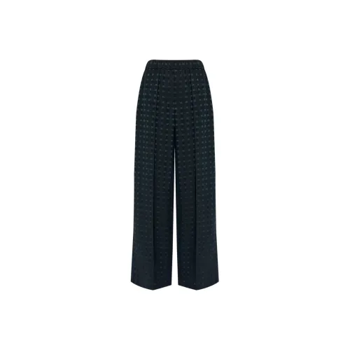 KENZO Checkered Wide Leg Trousers