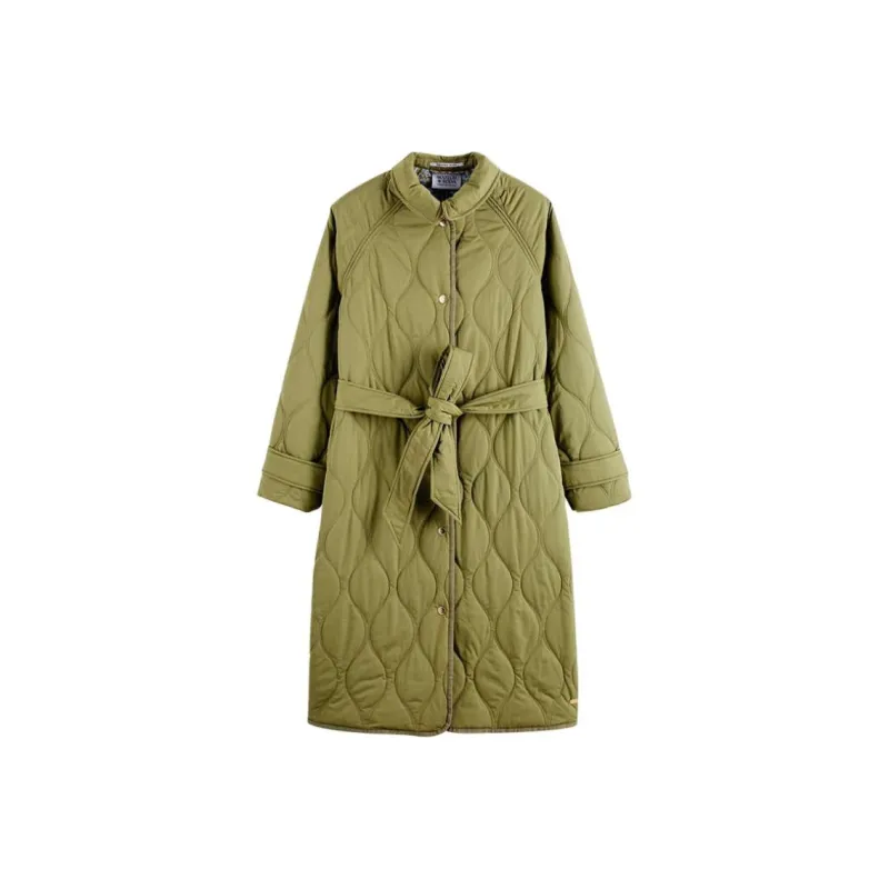 Scotch&Soda Puffer Jacket Women's Army Green-0