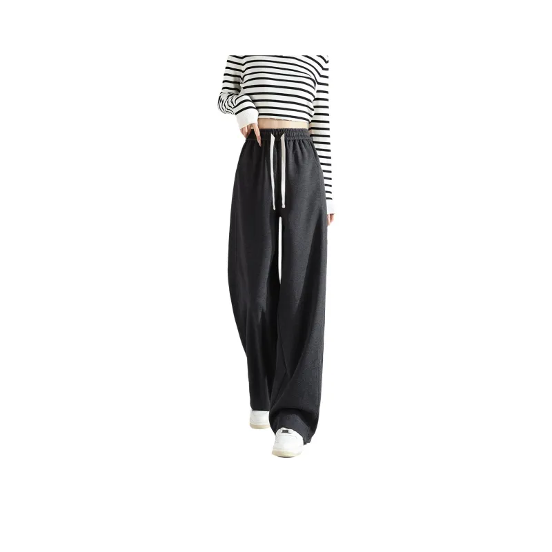Tonlion Casual Pants Women's Charcoal Gray-0