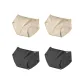 2-Pack Multicolor Yarn Avocado Green+2-Pack Dark Heather Gray