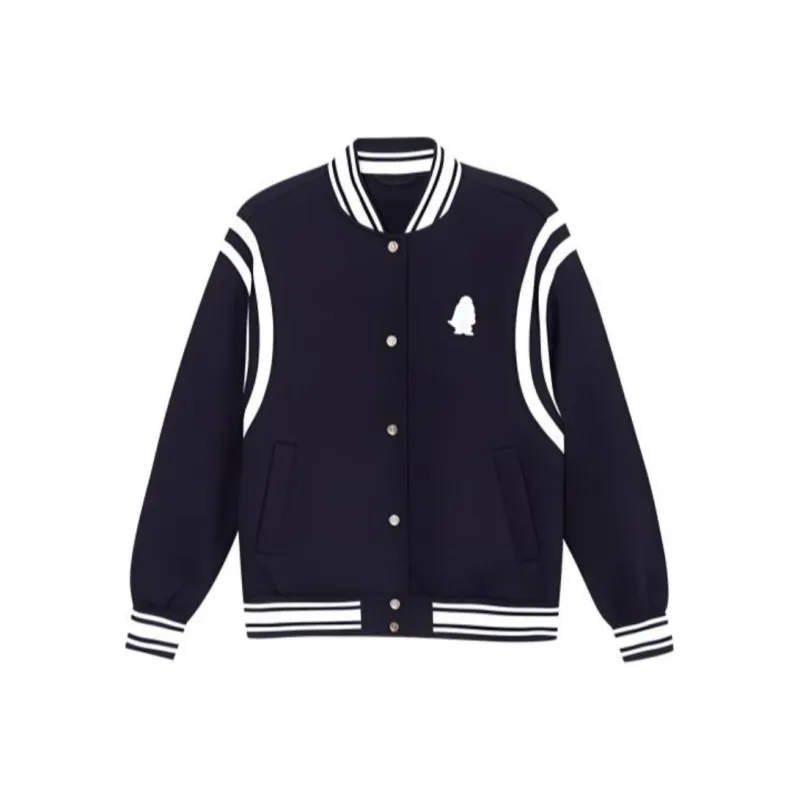 Hush Puppies Baseball Jacket Unisex Dark Blue-0