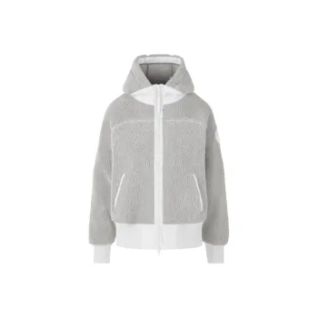 Canada Goose Velvet-feel Coat Women's Gray