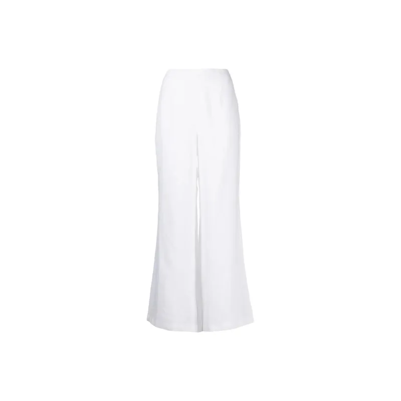 FAITHFULL THE BRAND Ottavio Flared Linen Trousers-0