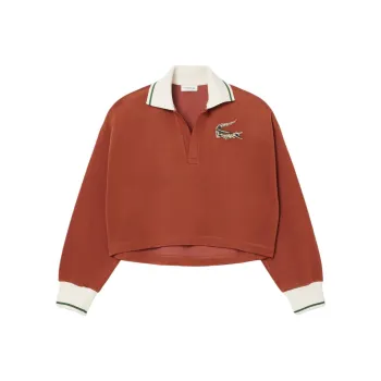 LACOSTE Embroidered logo Polo Sweater