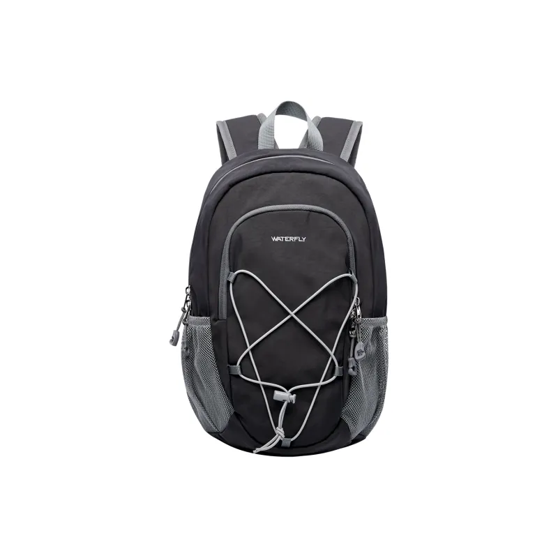 WATERFLY Nylon Fabric Backpack Medium Size Unisex Multicolor-15