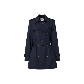 Hopeshow Trench Coat Women's Navy Blue