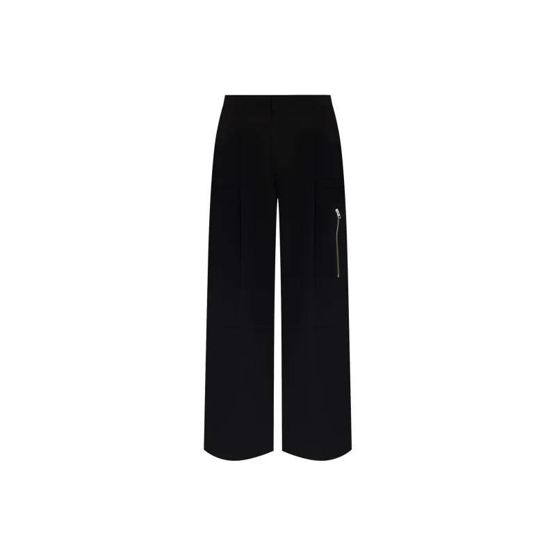AMIPARIS Low rise Multi pockets Palazzo Trousers-0