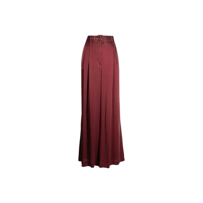 Zimmermann Belted Silk Palazzo Pants-0
