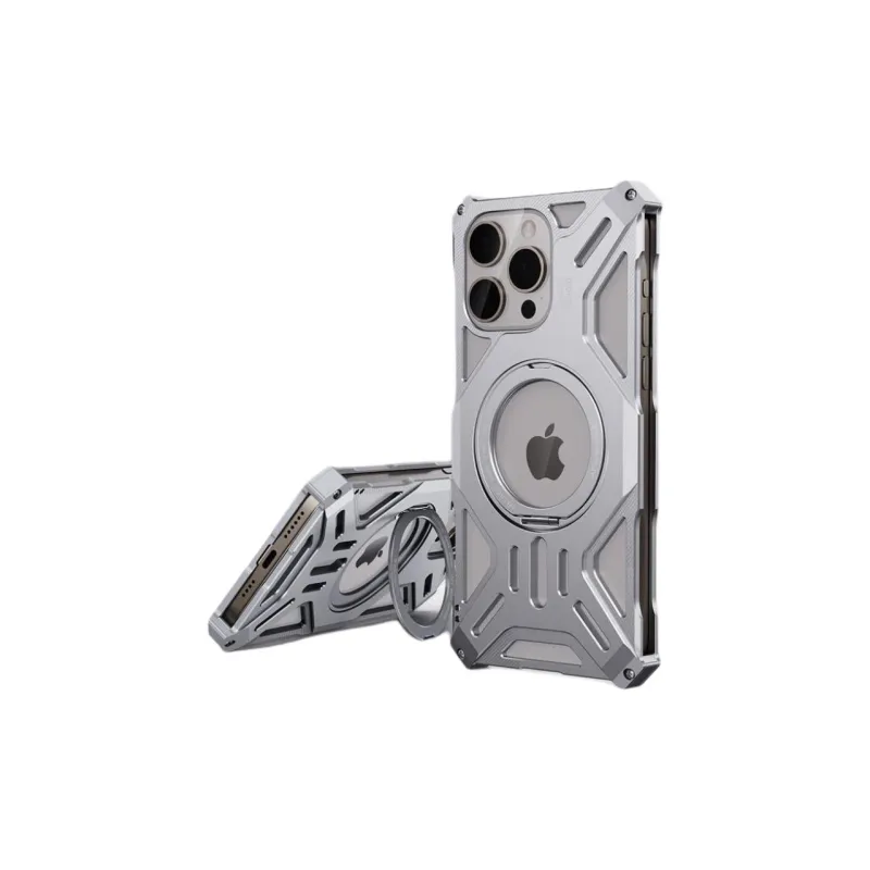 Mivana Metal Niche Design Phone Cases Compatibility With Apple 13/14/15/16 Pro And Pro Max-1
