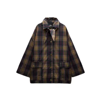 ZARA Trench Coat Women's Multicolor