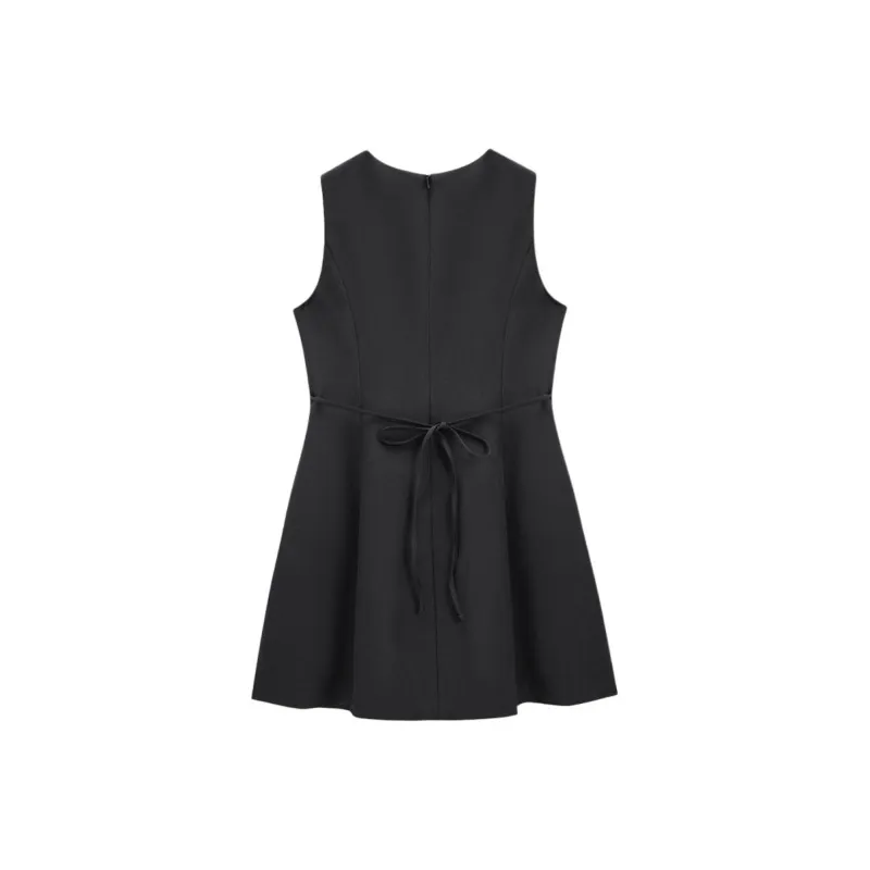 Love To Serve Sleeveless Dress Women's Black-2