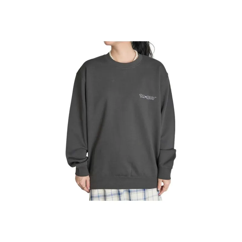 Tom And Jerry X FREAK'S STORE Sweatshirts Women's Charcoal Gray-0