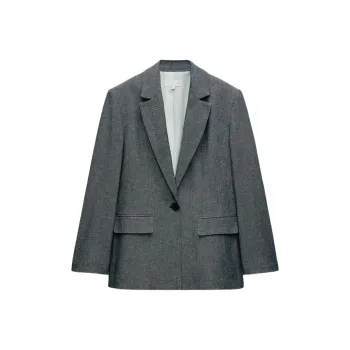 ZARA Business Suit Women's Slate Gray