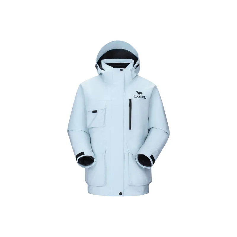 CAMEL All weather Thermal, Waterproof, Water Repellent, Windproof Windbreaker Jacket Women's Warm White-6