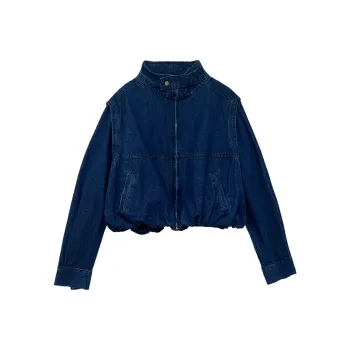 Icicofficial Denim Jacket Women's Blue
