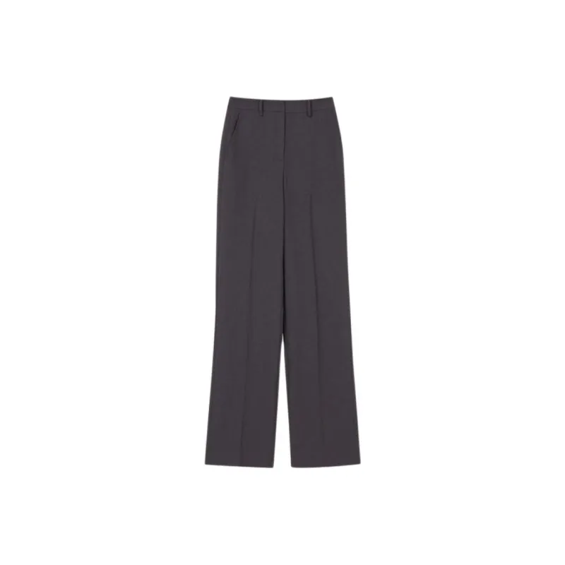 Yiner Casual Pants Women's Matte Gunmetal-0