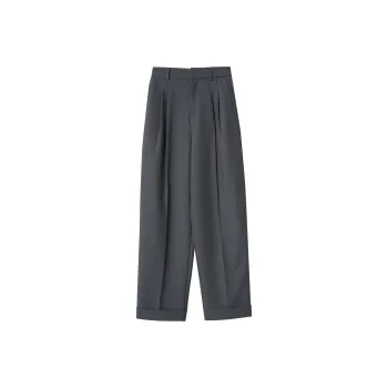 OUNIXUE Casual Pants Women's Gray
