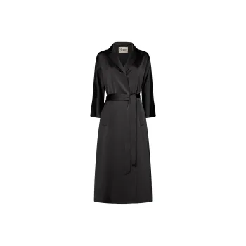 HERNO Satin Trench Coat