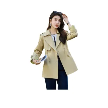 Yi Mengyuan Trench Coat Women's Khaki