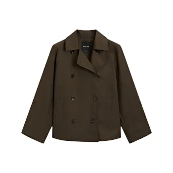 Massimo Dutti Trench Coat Women's Brown