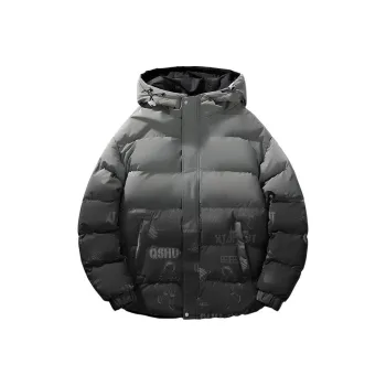 KRISTALIA Puffer Jacket Unisex Light Gray