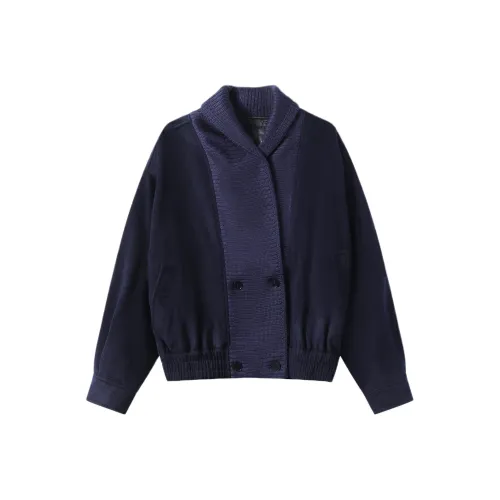 THE SOONG Trench Coat Women's Navy Blue