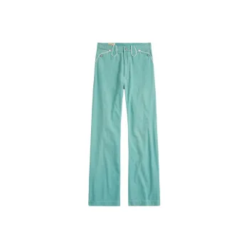 DOUBLE RL SS24 Casual Pants Women's Turquoise