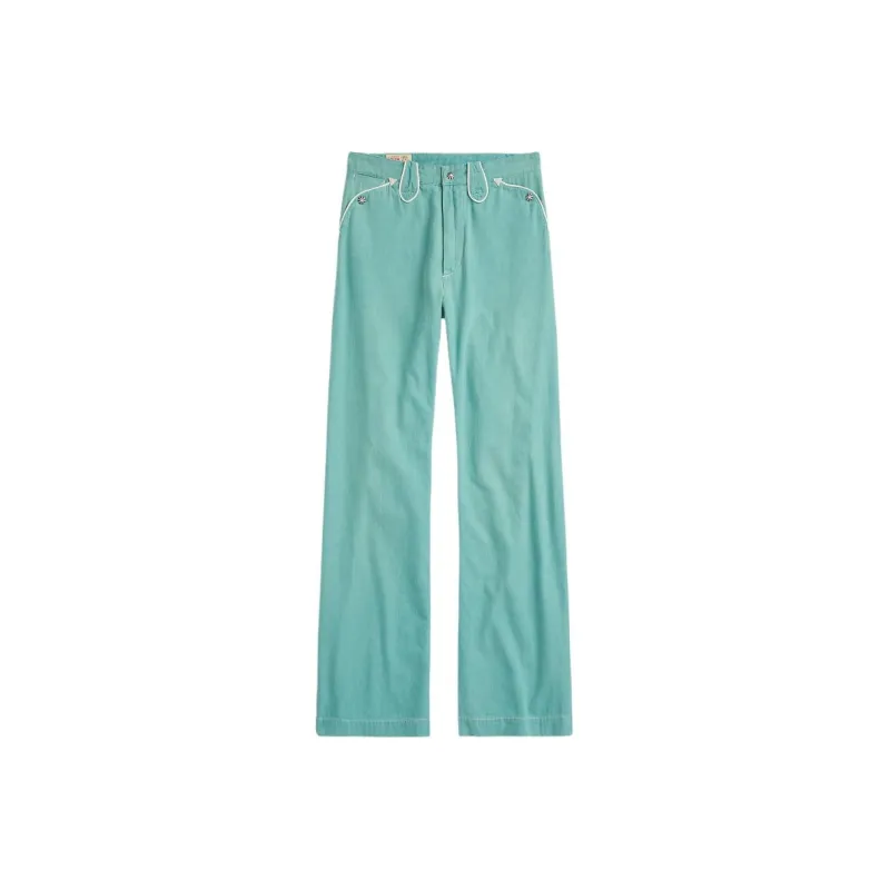 DOUBLE RL SS24 Casual Pants Women's Turquoise-0