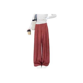 SITOL Casual Pants Women's Wood Red