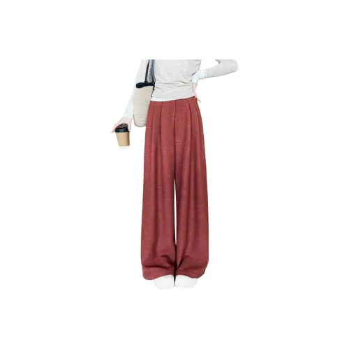 SITOL Casual Pants Women's Wood Red