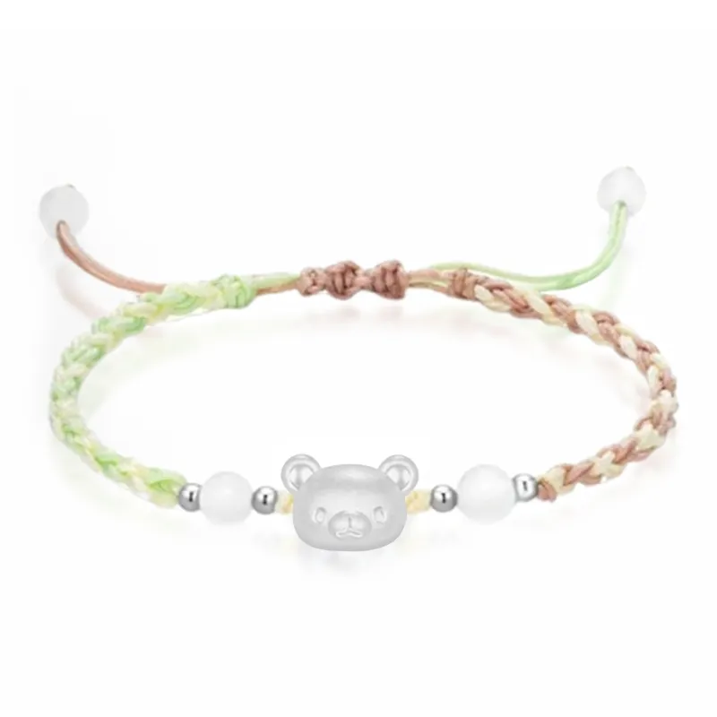 SINO GEM S999 Fine Silver Bracelets Unisex-9