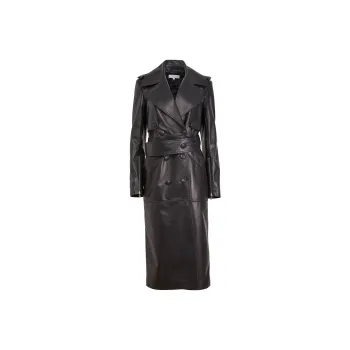 Fleur Du Mal Moto Leather Trench Coat