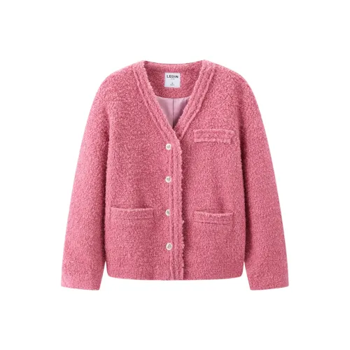 LEDIN Velvet feel Coat Women's Orchid Smoke Pink