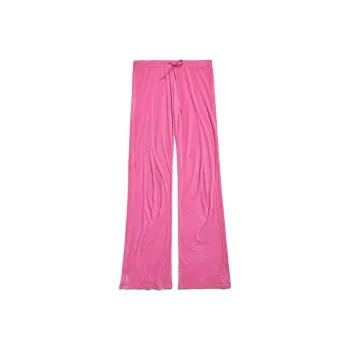 Balenciaga Drawstring Track Pants 'Dark Pink'